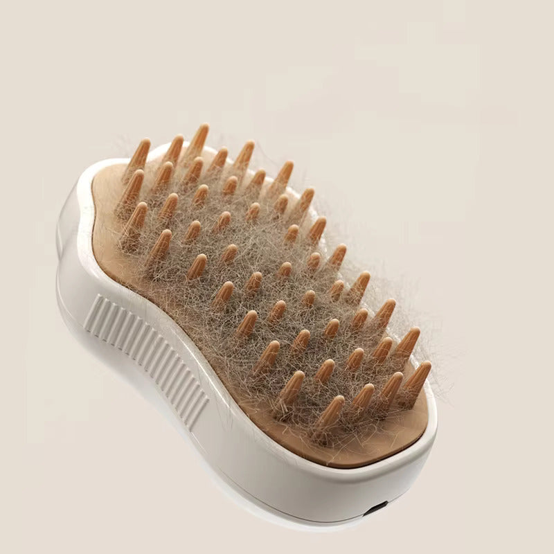 3-in-1 Pet Steam Grooming Brush – Steam Cleaning & Hair Removal