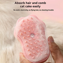 3-in-1 Pet Steam Grooming Brush – Steam Cleaning & Hair Removal