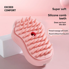 3-in-1 Pet Steam Grooming Brush