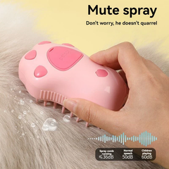 3-in-1 Pet Steam Grooming Brush
