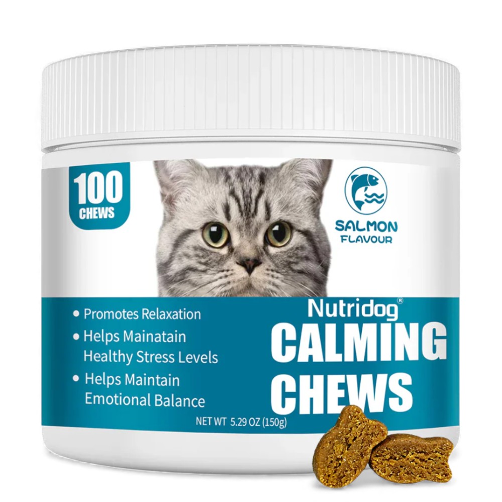 Cat Calming Chews – Anxiety & Stress Relief Treats