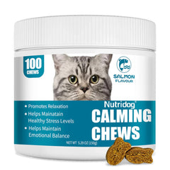 Cat Calming Chews – Anxiety & Stress Relief Treats