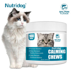 Cat Calming Chews – Anxiety & Stress Relief Treats