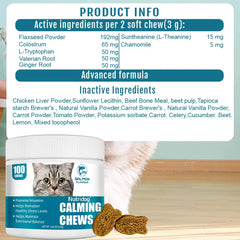 Cat Calming Chews – Anxiety & Stress Relief Treats