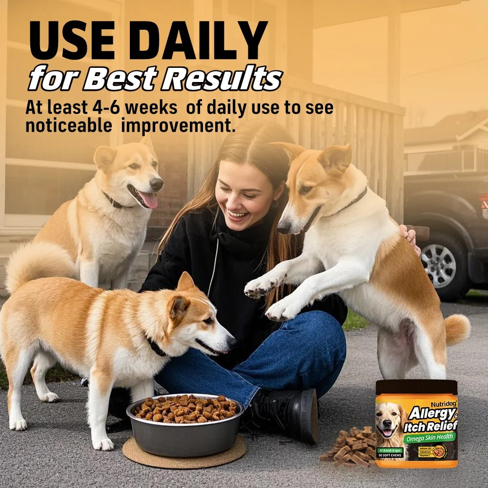 Dog Allergy Relief Chews – Itch, Skin & Immune Support