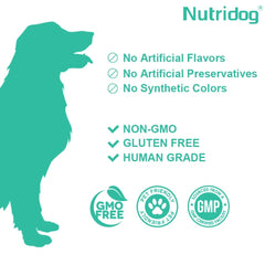 Dog Anal Gland Support – Fiber & Salmon Chews for Relief