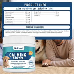 Dog Calming Powder – Anxiety, Stress & Sleep Support
