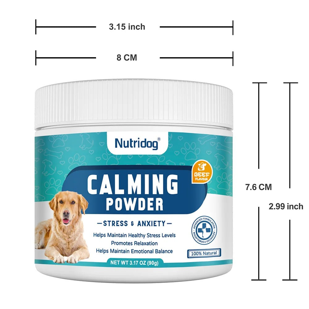 Dog Calming Powder – Anxiety, Stress & Sleep Support