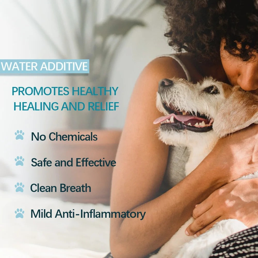Dog & Cat Dental Water Additive – Fresh Breath & Plaque Control
