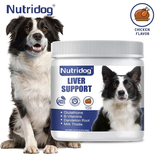 Dog Liver Support Chews – Detox & Milk Thistle Formula