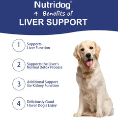 Dog Liver Support Chews – Detox & Milk Thistle Formula