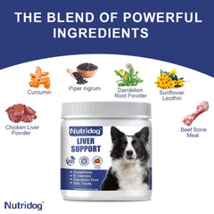 Dog Liver Support Chews – Detox & Milk Thistle Formula