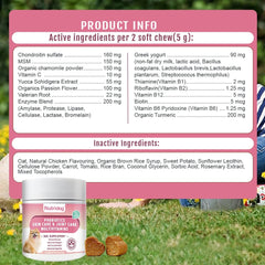 Dog Multivitamin Chews Probiotics, Joint & Immune Support