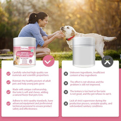 Dog Multivitamin Chews Probiotics, Joint & Immune Support