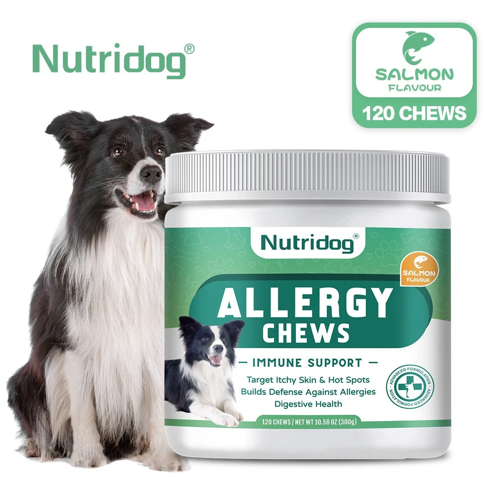 Dog Skin & Allergy Chews – Anti-Itch & Immune Support