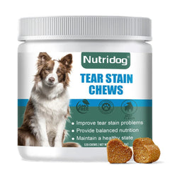 Dog Tear Stain Chews – Cranberry, Omega-3 & Eye Health Support