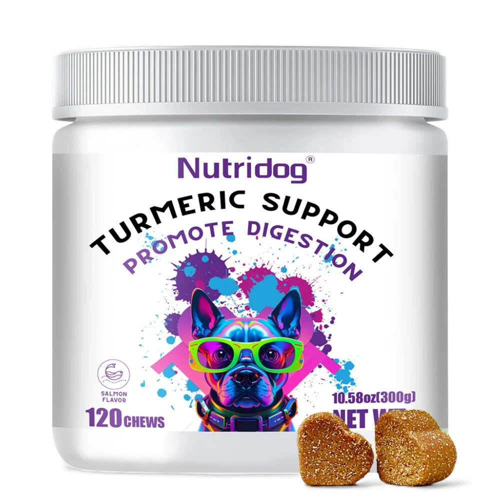 Dog Turmeric Chews – Anti-Inflammatory Joint & Mobility Support