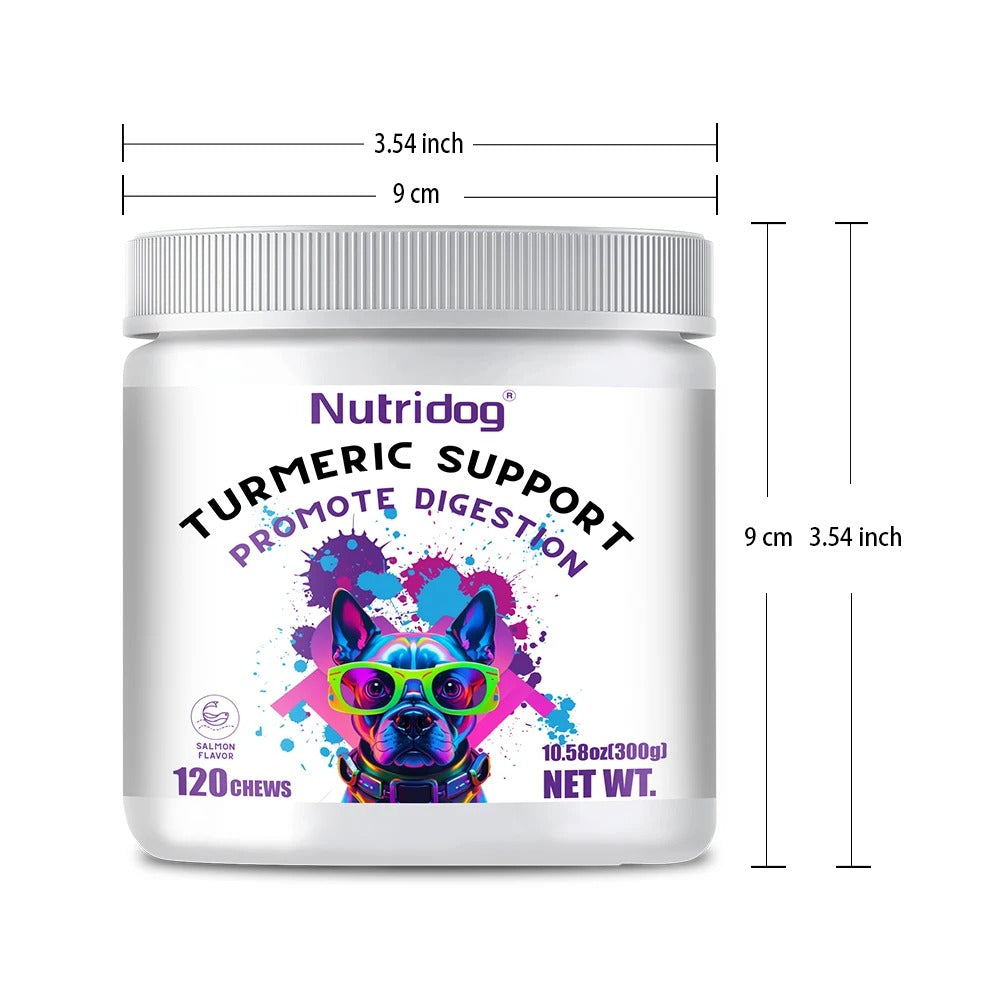 Dog Turmeric Chews – Anti-Inflammatory Joint & Mobility Support