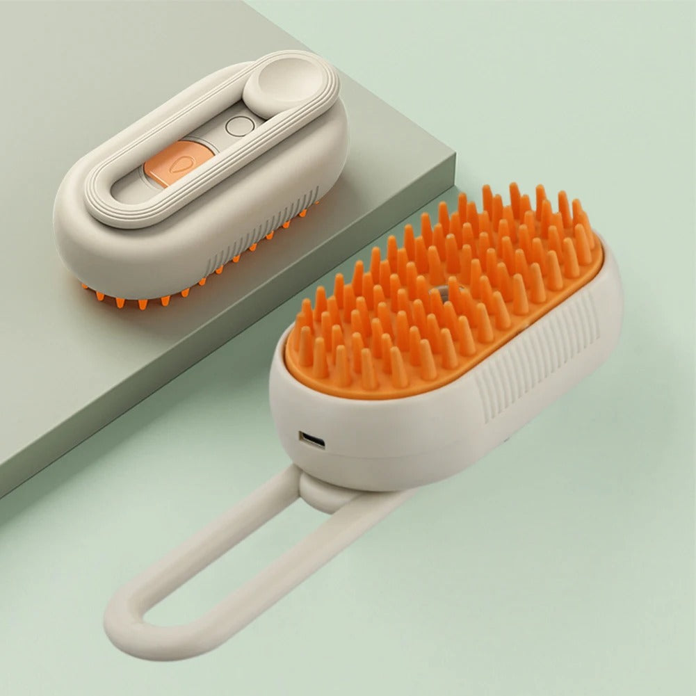 SteamSpray Pet Grooming Brush – 3-in-1 Steam & Hair Removal