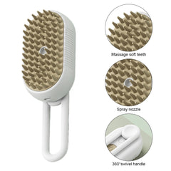 SteamSpray Pet Grooming Brush – 3-in-1 Steam & Hair Removal